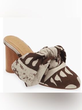 Shekudo Print Bow Mule